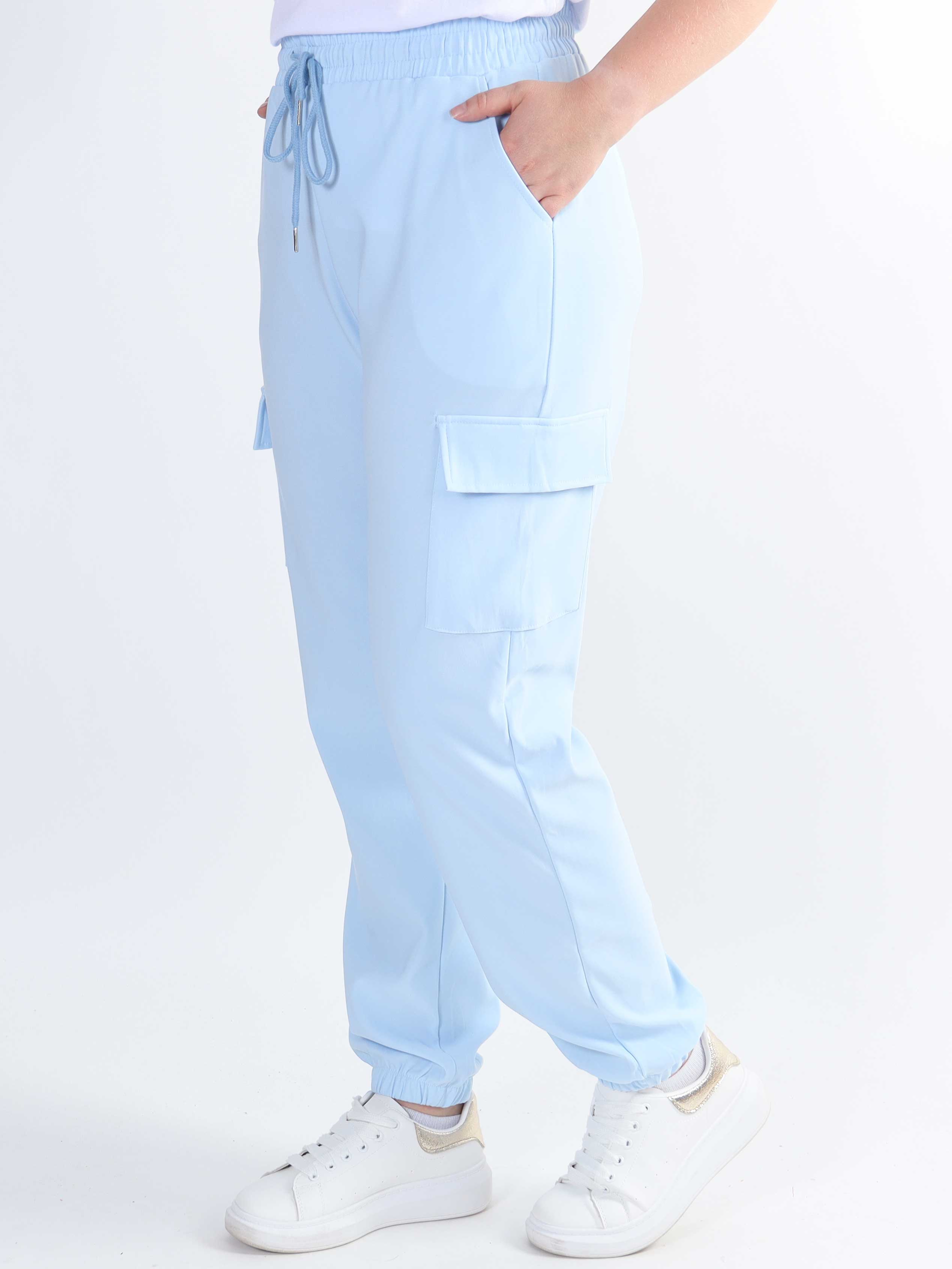 Denise - Coola cargobyxor med sidofickor